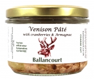 Venison Pate with Cranberries from Ballancourt, French Pate Suppliers