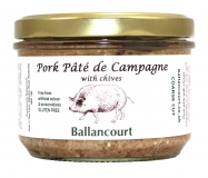 Pork Pate De Campagne with Chives from Ballancourt, French Pate Suppliers