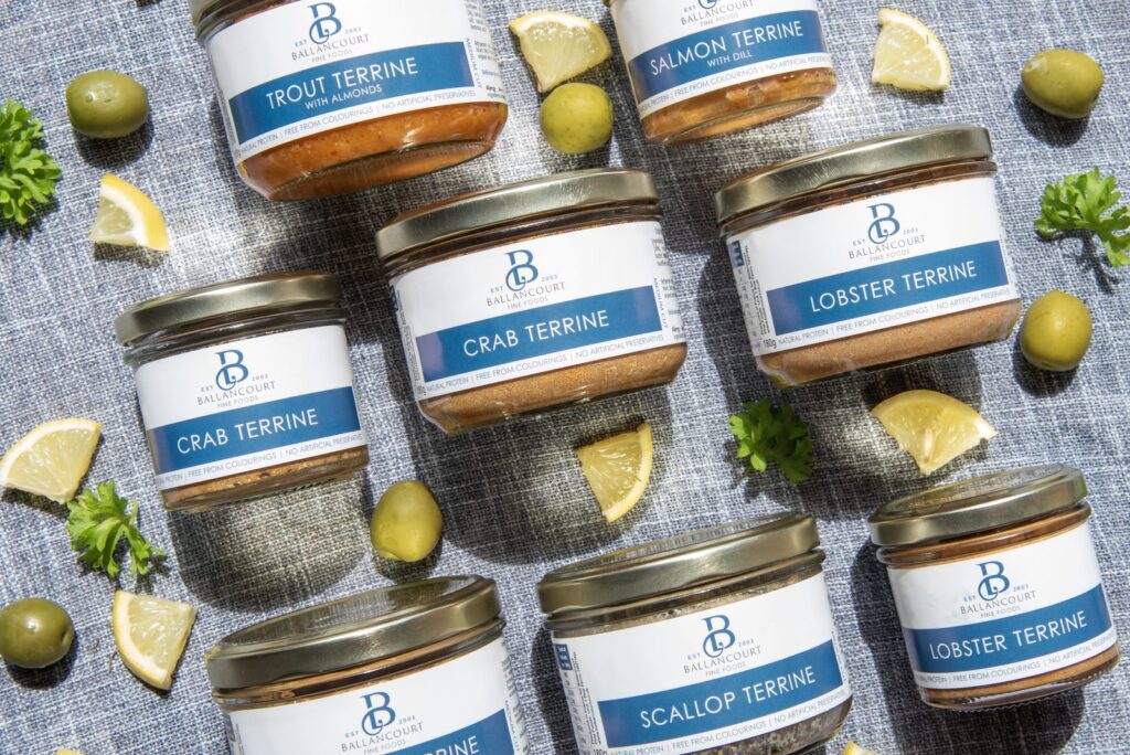 Ballancourt fish terrines, soufflés and rillettes