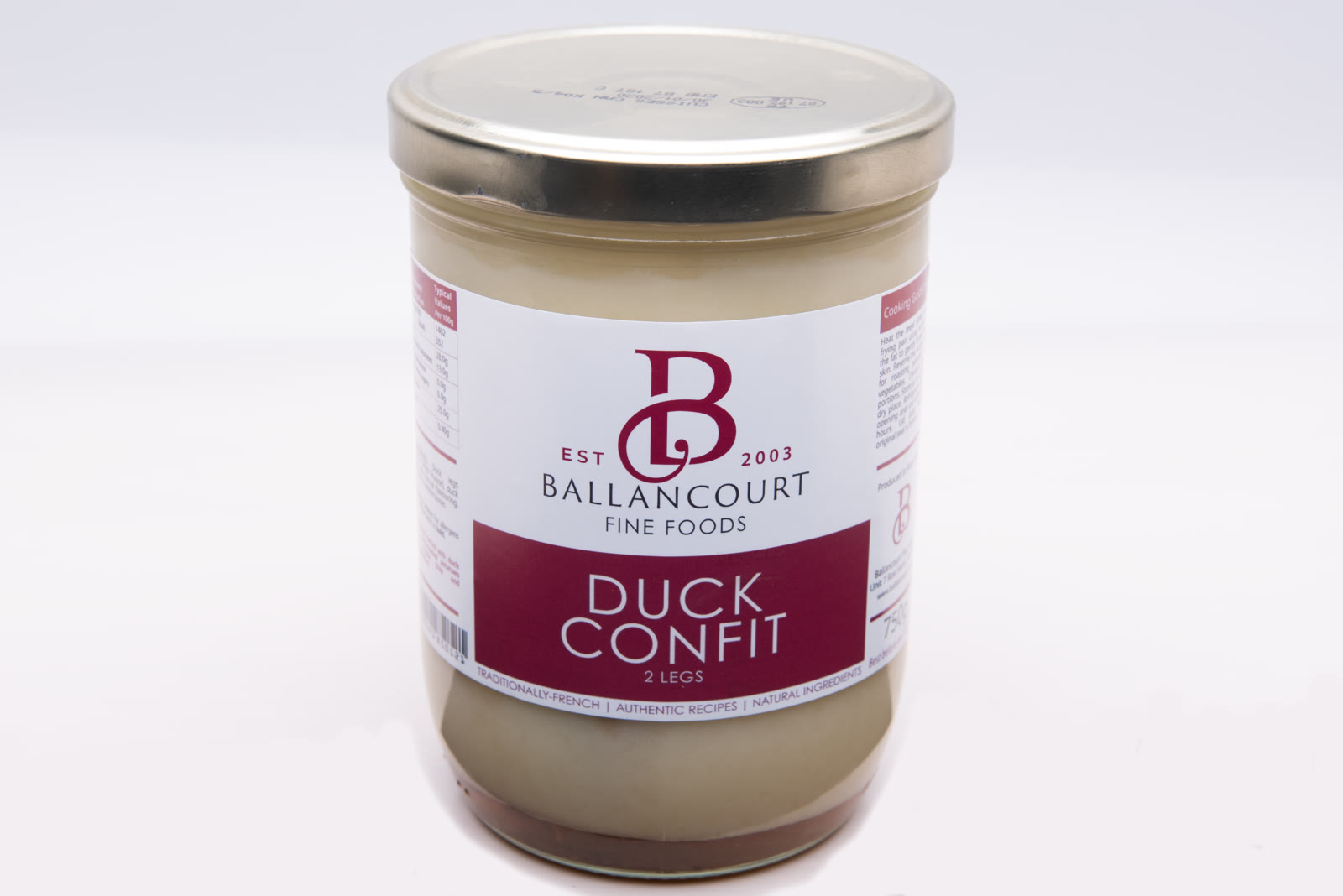 Ballancourt duck confit jar