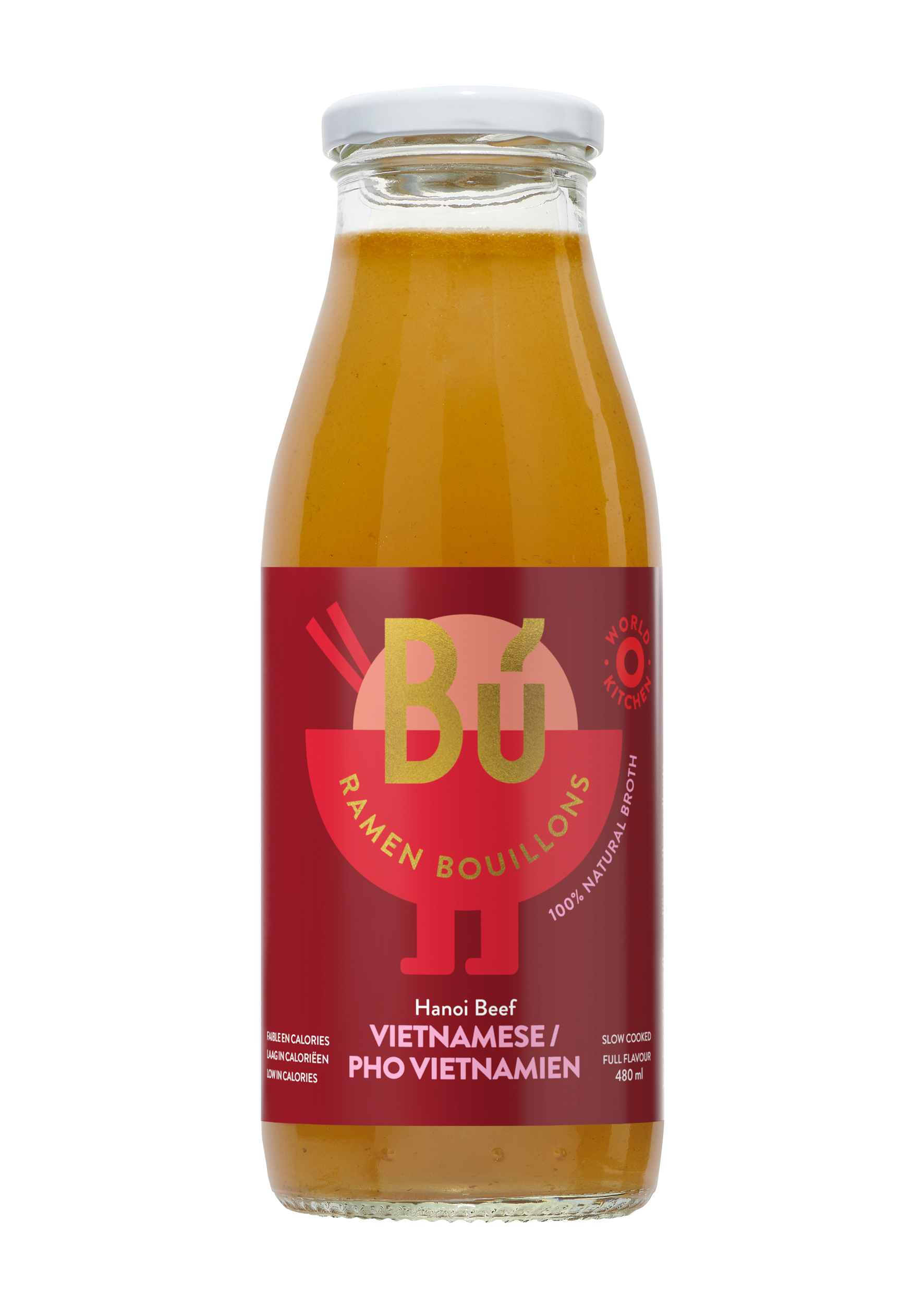 BU Vietnamese beef pho ramen broth bottle, 480ml