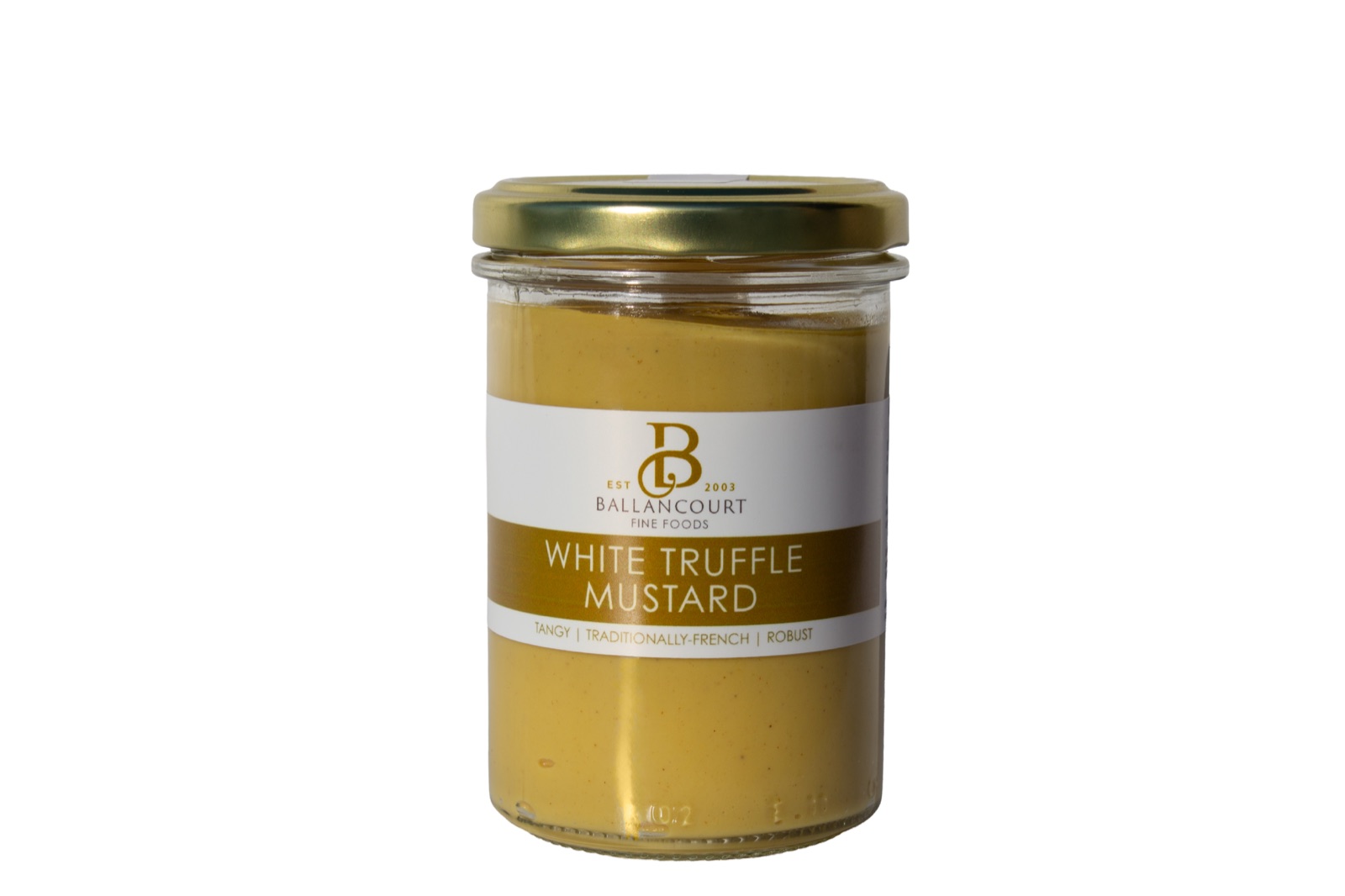 Ballancourt white truffle-flavoured mustard jar, 200g